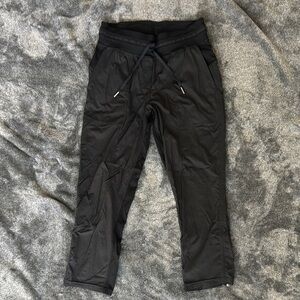Black lululemon Cropped Studio Pants like New